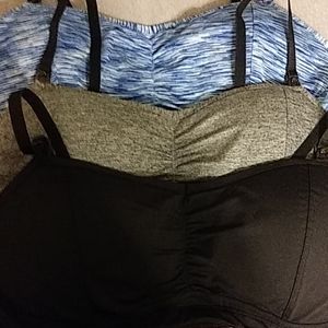 Bundle of 3 maternity/nursing bras